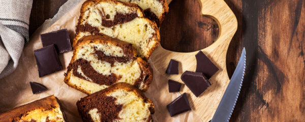 gâteau marbré au chocolat